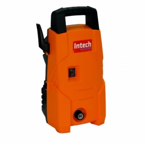 Lavadora de alta pressão Intech Machine Califórnia laranja e preta de 1300W com 1450 Libras de pressão máxima 220V – 60Hz