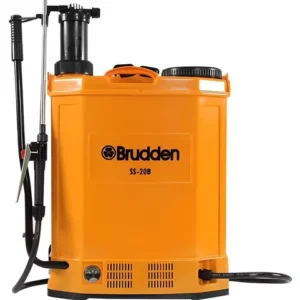 Pulverizador SS20B Bomba Costal Manual E Elétrico 20 Litros Brudden a Bateria Cor Amarelo