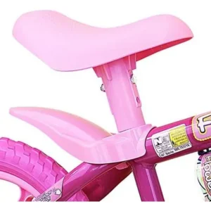 Bicicleta Infantil Menina Aro 12 Nathor Flower 2 5 Anos Rosa