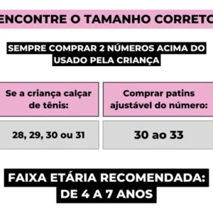 Patins Infantil Feminino 2 Em 1 Inline Triline +kit Protecao