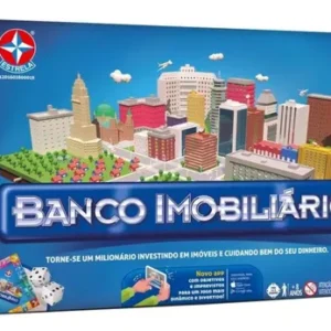 Jogo de mesa Banco imobiliário Com aplicativo Estrela
