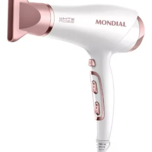 Secador De Cabelos Scn50 2000w Branco E Gold Rose Mondial