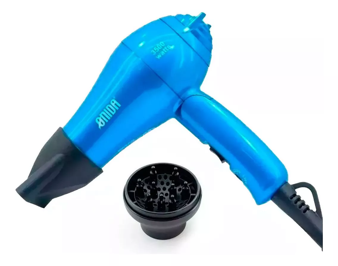 Mini Secador De Cabelo Para Viagem Bivolt 3500w + Difusor