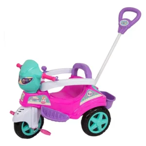 Carrinho Triciclo De Passeio Baby City Spider Rosa Maral