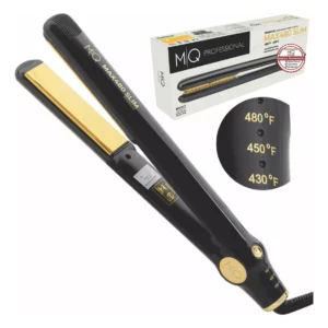Chapinha de cabelo MQ Professional Hair Styling Max480 Slim Titanium preta 110V/220V