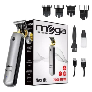 Maquina De Cabelo Flex Fit Mega Corte Acabamento Multiusousb