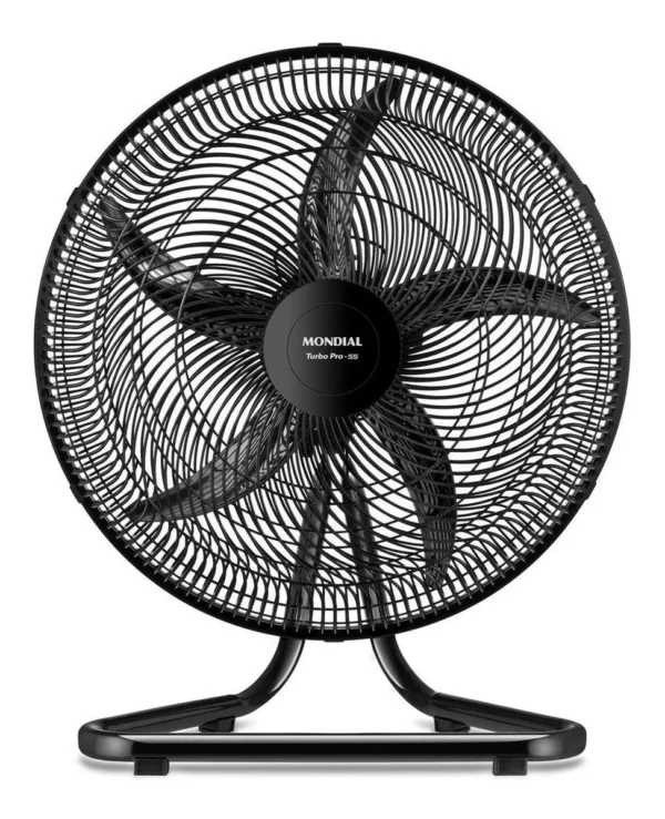 Ventilador de mesa Mondial VM-PRO-55P preto com 5 pás, 55 cm de diâmetro 220 V