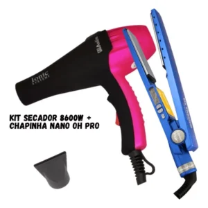 Kit Chapinha Nano Profissional + Secador Profissional 8600w