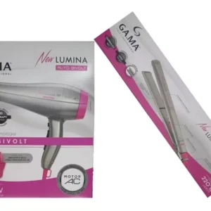 Kit Gama New Lumina – Secador 3d 2200w + Prancha 220ºc – Biv