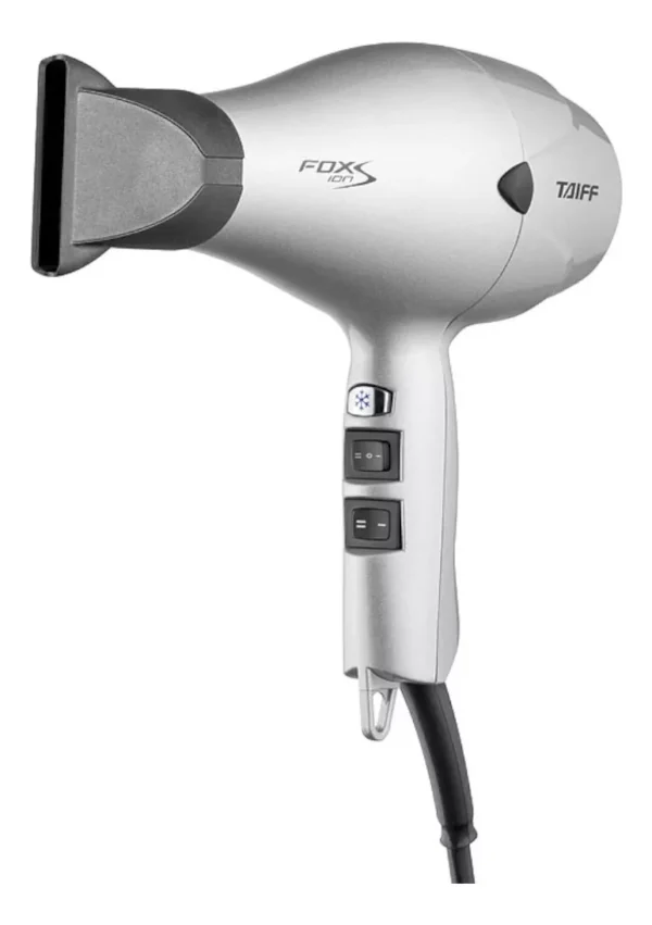 Secador de cabelo Taiff Diamante Fox Íon S prata 127V - Imagem 2