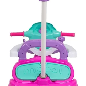Carrinho Triciclo De Passeio Baby City Spider Rosa Maral