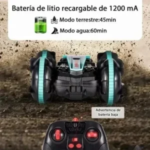 Carrinho Controle Remoto Á Prova Dágua Anfíbio