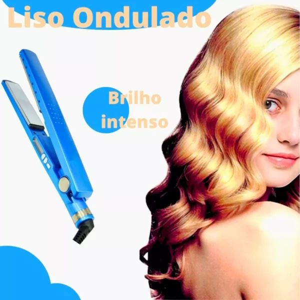 Kit 2 Chapinha Cabelo Profissional 450 Graus Super Liso - Imagem 4