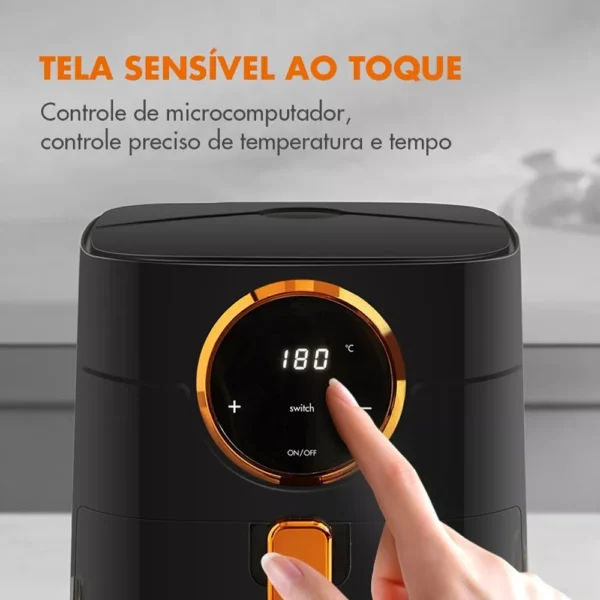 Air fryer Gaabor GA-E45A0 de 4L cor cinza 127V - Imagem 3