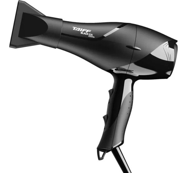 Secador De Cabelo Taiff Black Ion Profissional Original2000w Cor Preto 110V - Imagem 3