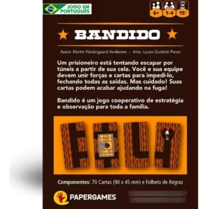 Bandido – Paper Games – Jogo Cooperativo Pocket