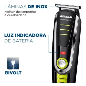Aparador De Pelos Super Groom 6 Bg04 Mondial