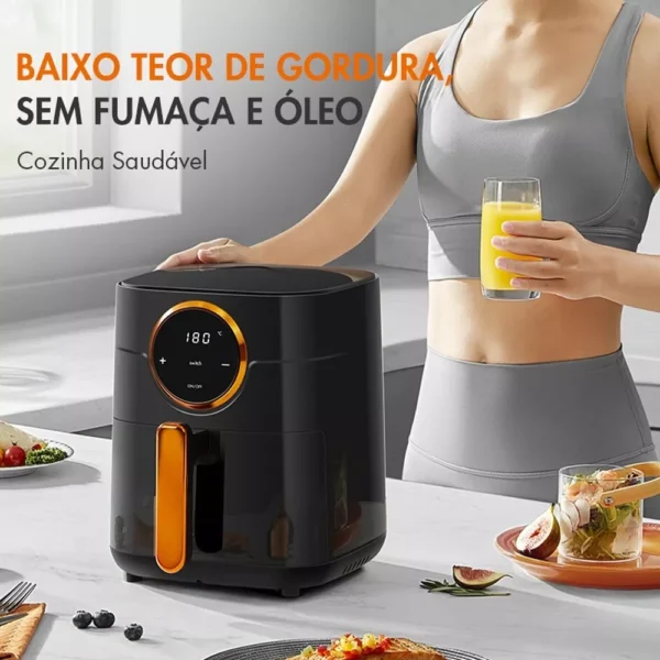 Air fryer Gaabor GA-E45A0 de 4L cor cinza 127V - Imagem 4