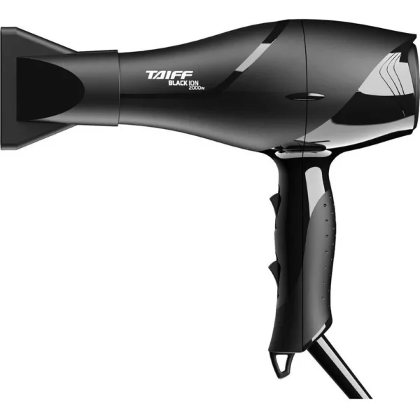 Secador De Cabelo Taiff Black Ion Profissional Original2000w Cor Preto 110V - Imagem 4