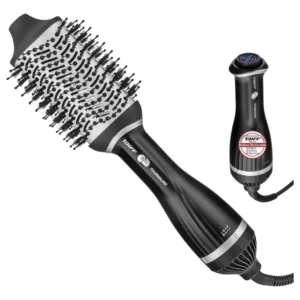Escova Secadora Taiff Tourmaline 1200w – Preta E Cinza 220v