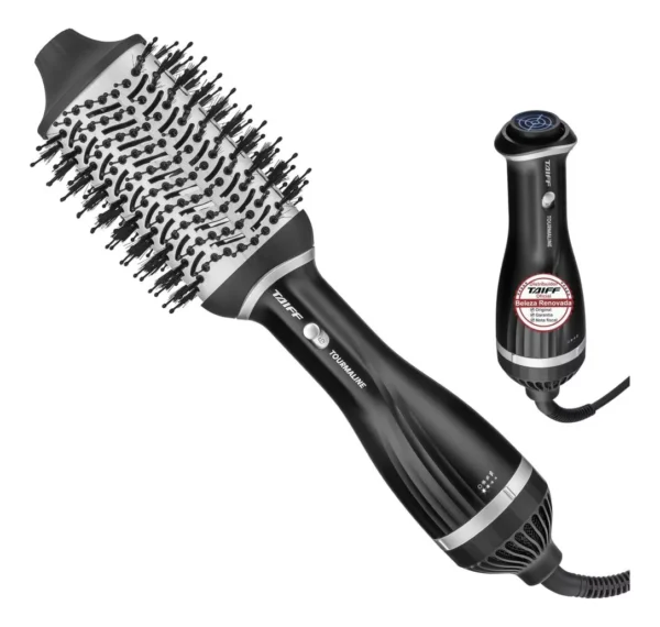 Escova Secadora Taiff Tourmaline 1200w - Preta E Cinza 220v - Imagem 5