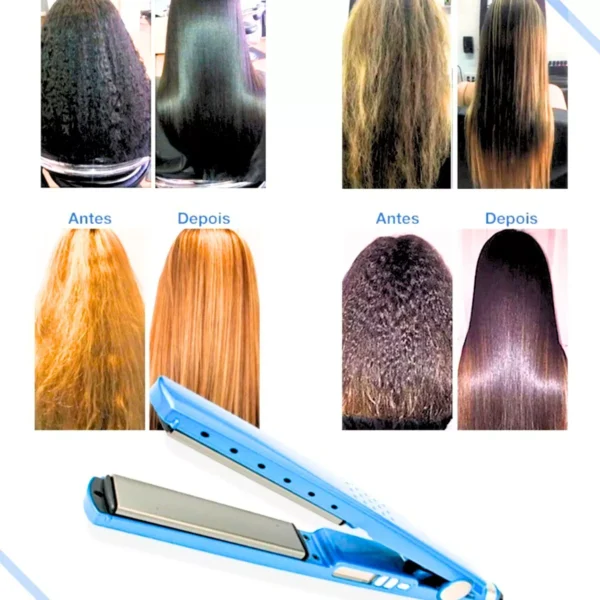 Kit 2 Chapinha Cabelo Profissional 450 Graus Super Liso - Imagem 6