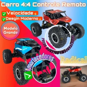 Carrinho Controle Remoto Robô Grande Recarregável Ninho Boy