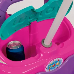 Carrinho Triciclo De Passeio Baby City Spider Rosa Maral