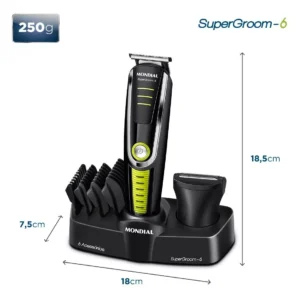 Aparador De Pelos Super Groom 6 Bg04 Mondial