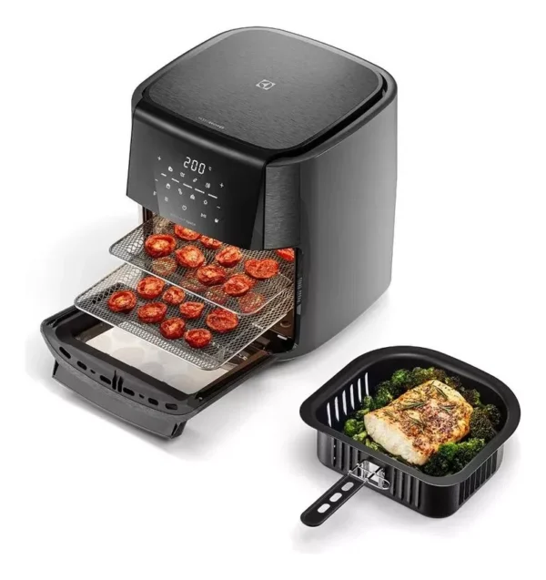 Air Fryer Oven EAF90 12L Digital Experience 1700W por Rita Lobo Cor Grafite Electrolux 127V - Imagem 5