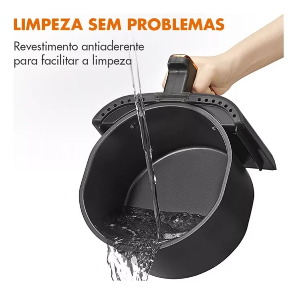 Air fryer Gaabor GA-E45A0 de 4L cor cinza 127V - Imagem 5