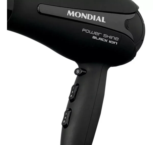Secador De Cabelo 2000w Mondial Power Black Íon Com Difusor - Imagem 6