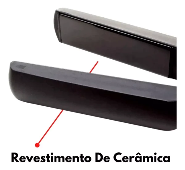 Prancha Taiff Ceramica + Escova Secadora Mondial Black Tiff - Imagem 7