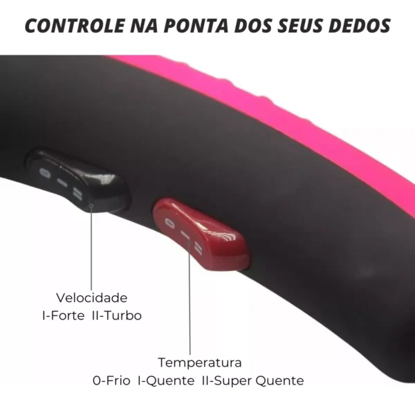 Secador De Cabelo Profissional 3200w Leve Potente C/ Difusor - Imagem 7