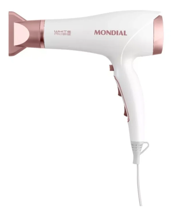 Secador De Cabelos Scn50 2000w Branco E Gold Rose Mondial - Imagem 8