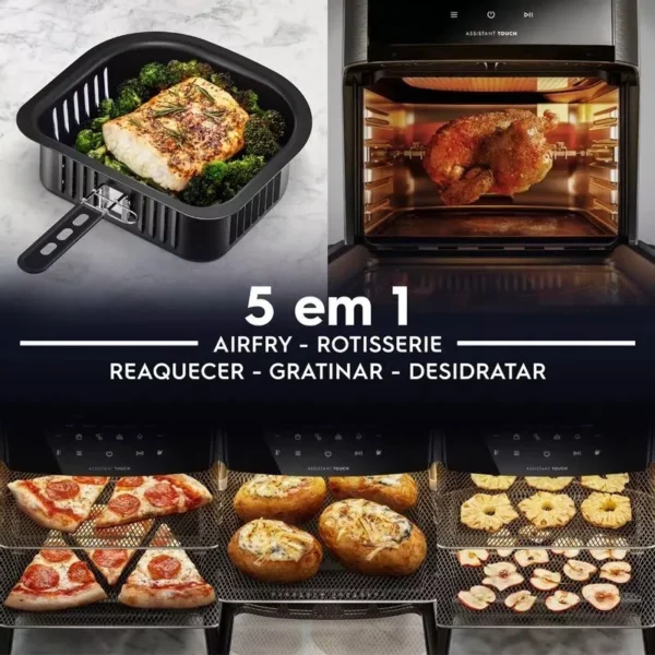 Air Fryer Oven EAF90 12L Digital Experience 1700W por Rita Lobo Cor Grafite Electrolux 127V - Imagem 9