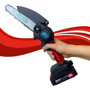 Mini Serra Bbg 1000w Elétrica Portátil Recarregável 48vforte Cor Preto 110v/220v