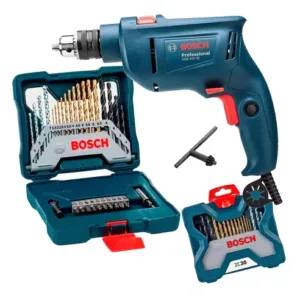 Furadeira Industrial Impacto Rev 450w Gsb 450 Re Bosch + Kit