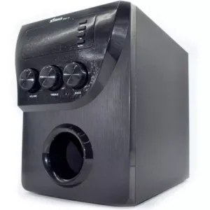Micro System Caixa Som 2.1 Bluetooth 1000w Mp3 Fm Pc Bivolt Cor Preto 110V/220V