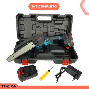 Mini Motosserra Brushless Com Duas Baterias 2ah Profissional