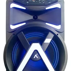 Caixa De Som Amplificada 12′ Polegada Bluetooth Am Fm Tws 480w Cor Preto 110V/220V