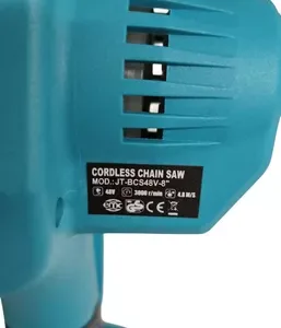 Mini Motosserra Elétrica Portátil Bateria 48v 8 Polegadas