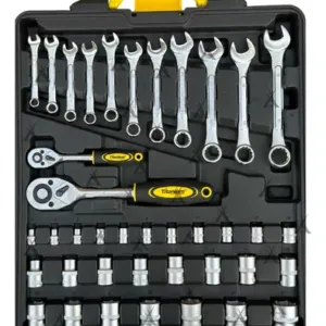 Kit De Ferramentas Maleta Caixa 128 Pcs Mecanico Titanium Cor Preto