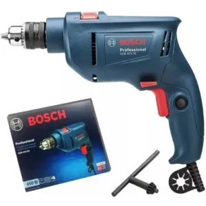 Furadeira Industrial Impacto Rev 450w Gsb 450 Re Bosch + Kit