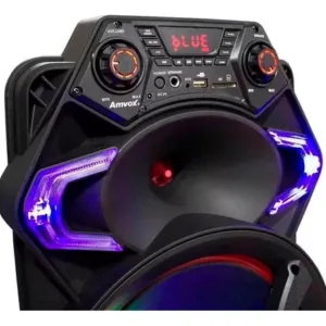 Caixa Amplificada Amvox Aca 550 Strondo II 550w Bivolt Cor Preto 110V/220V