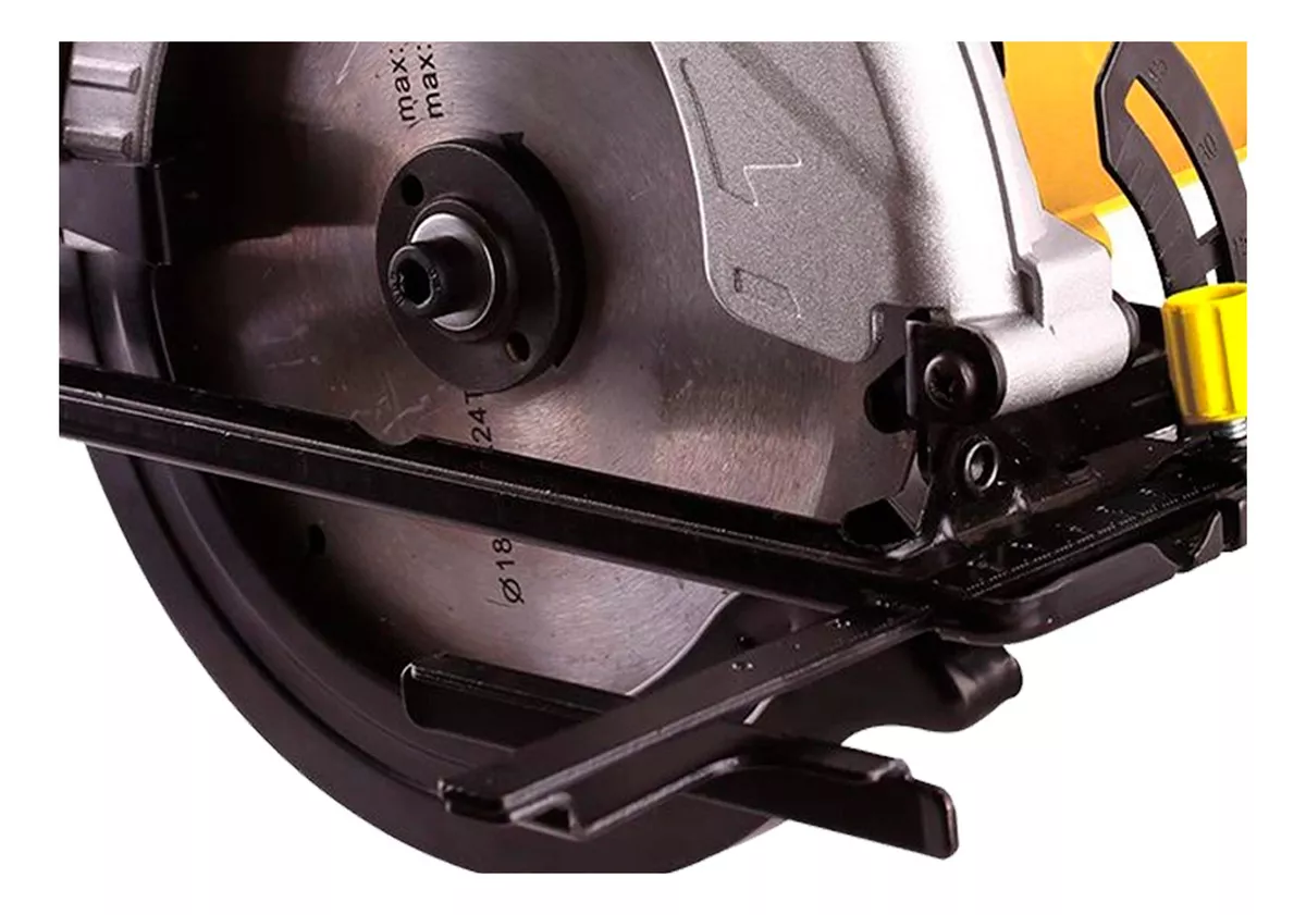 Serra Circular Profissional 7-1/4 Pol. 1400w Com Disco Cor Amarelo Frequência 60Hz 110V