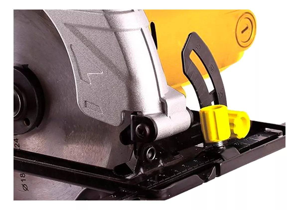 Serra Circular Profissional 7-1/4 Pol. 1400w Com Disco Cor Amarelo Frequência 60Hz 110V