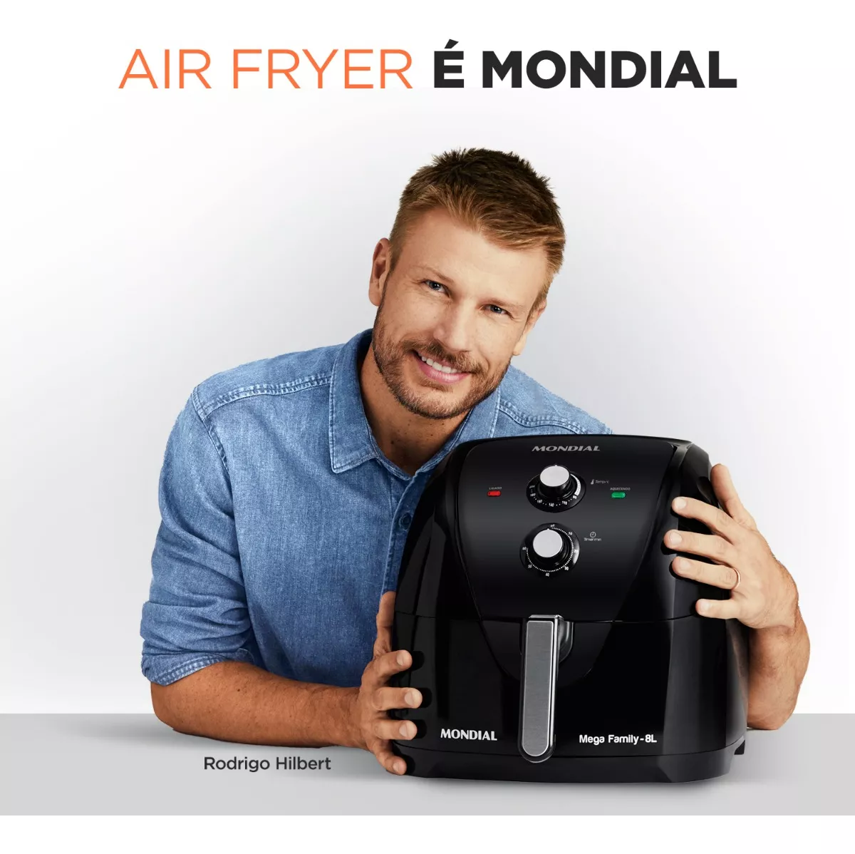 Fritadeira Sem Óleo Air Fryer 8l Afn-80-fb Mondial Cor Preto 110V