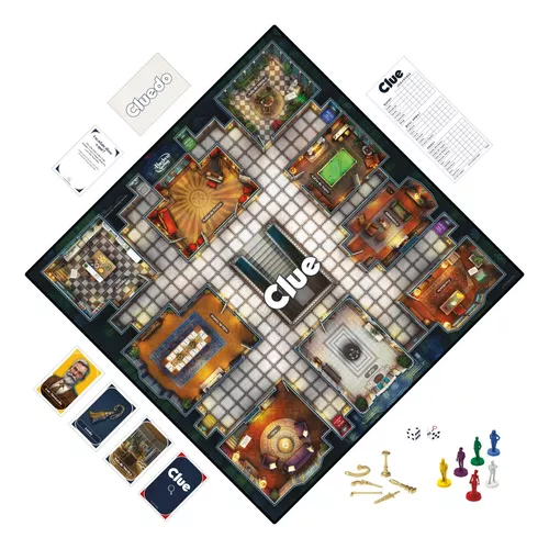 Jogo Clue Clássico De Investigação F6420 Hasbro
