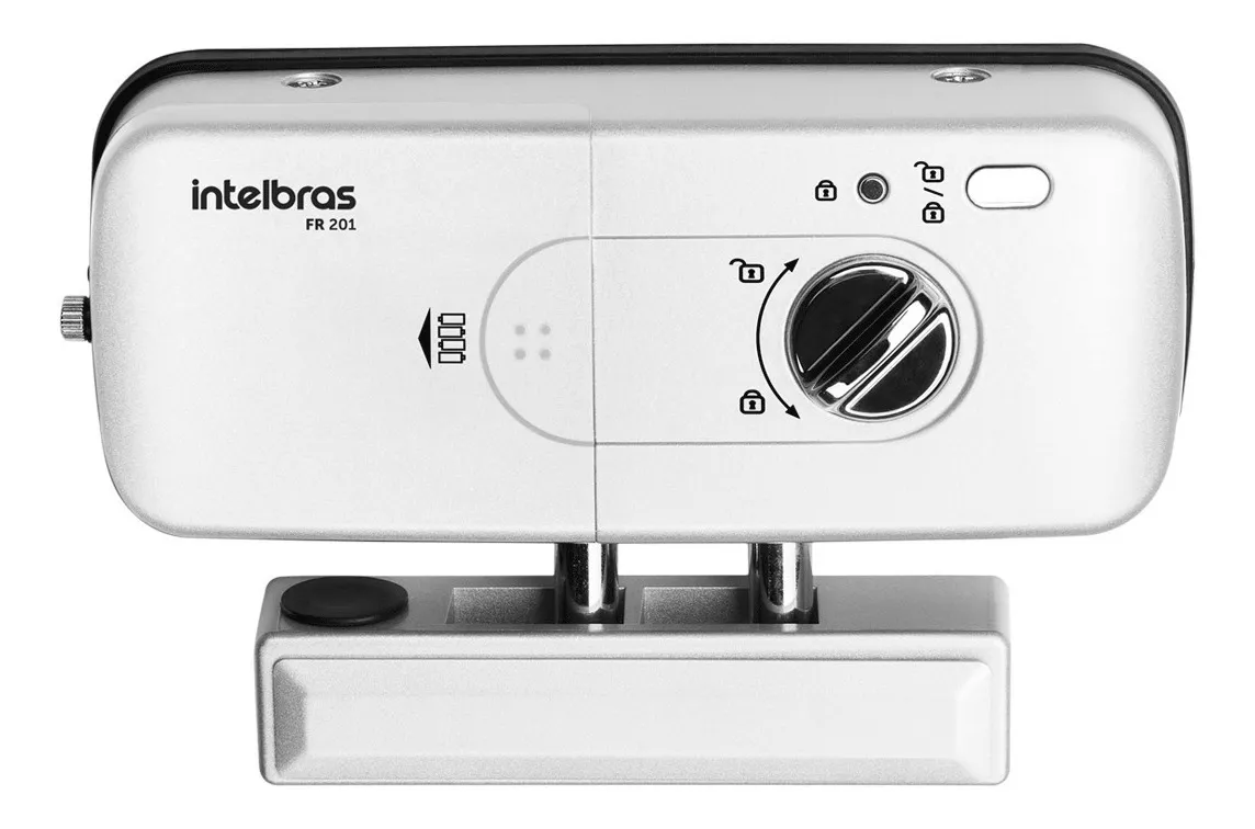 Fechadura De Sobrepor Fr201 Preto Intelbras
